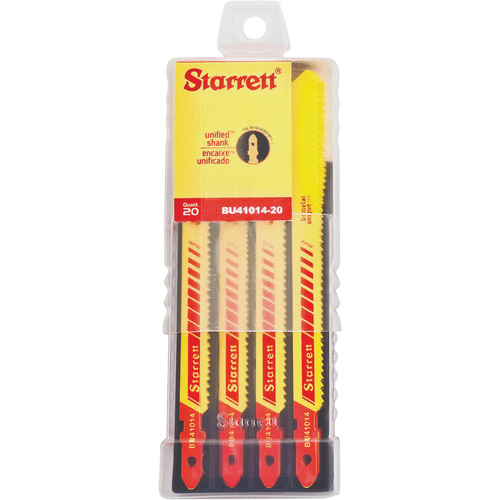 Lames pour scie sauteuse Unified Shank, Bim&eacute;tal, 4" lo, 10-14 dents par pouce Ottawa Fastener Supply