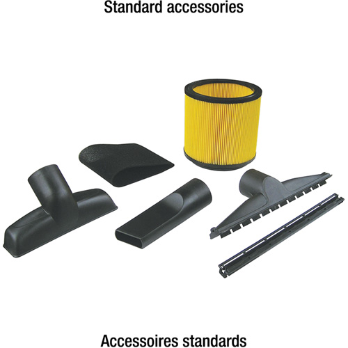 Vacuum, Wet-Dry, 6.5 HP, 16 US Gal. (60.6 Litres) Ottawa Fastener Supply