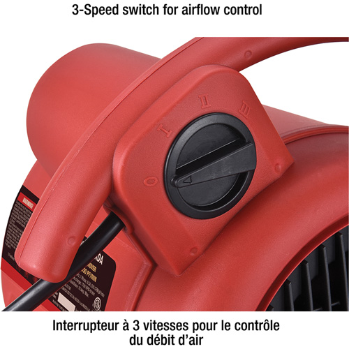 Appareil de ventilation, 550 pi³/min Ottawa Fastener Supply