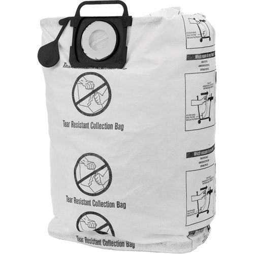 Tear-Resistant Dry Collection Vacuum Bags, 12 - 20 US gal. Ottawa Fastener Supply