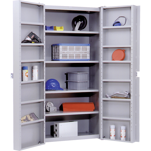 Deep Door Storage Cabinet, 38" W x 24" D x 72" H, 4 Shelves Ottawa Fastener Supply
