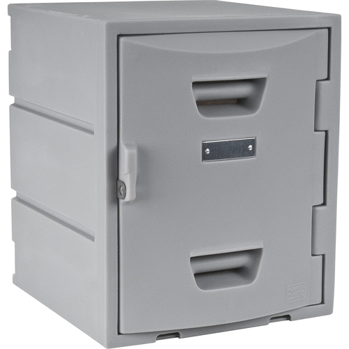 Locker, 15" x 15" x 18", Grey, Assembled Ottawa Fastener Supply