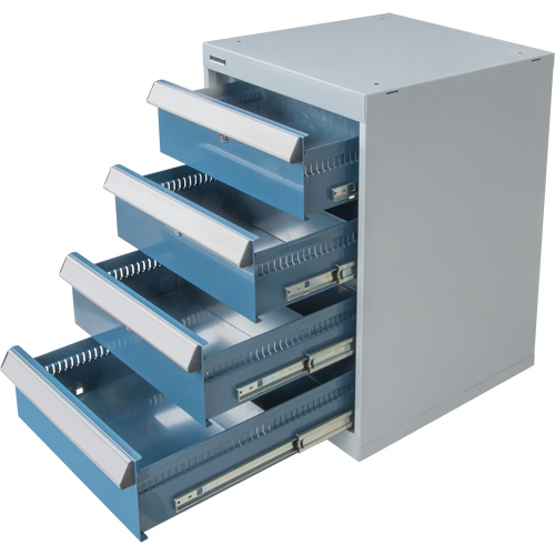 Four-Drawer Pedestal Workbench, 18" W x 21" D x 28" H Ottawa Fastener Supply