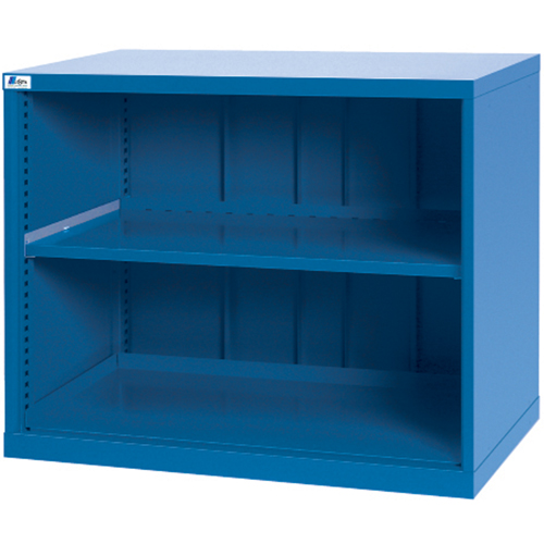 Shelf Cabinets, Steel, 33-1/2" H x 40-1/4" W x 22-1/2" D, Bright blue Ottawa Fastener Supply