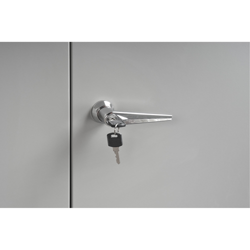 Pupitre d'atelier de style armoire, 34-1/2" la x 30" p x 53" h, Gris Ottawa Fastener Supply