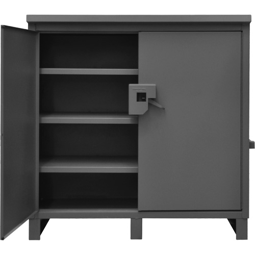 Lockable Jobsite Cabinet, Grey Ottawa Fastener Supply
