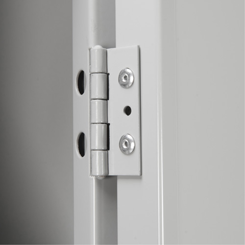 Clean Line Lockerette, 6 -tier, Bank of 4, 48" x 18" x 76", Steel, Charcoal, Rivet (Assembled) Ottawa Fastener Supply