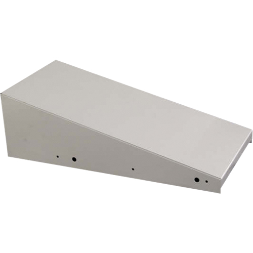 Clean Line Economy Lockers Slope Top, 3 Bank, 18" D x 36" W x 6" H, Grey, Steel Ottawa Fastener Supply