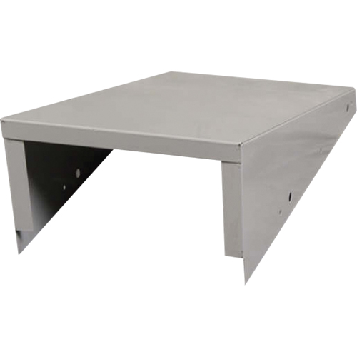 Clean Line Economy Lockers Slope Top, 3 Bank, 18" D x 36" W x 6" H, Grey, Steel Ottawa Fastener Supply