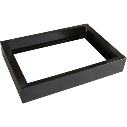 Base encastr&eacute;e pour casiers robustes enti&egrave;rement soud&eacute;e Concorde, 2 Blocs, 4" lo x 24" la x 17" p, Noir, Acier Ottawa Fastener Supply