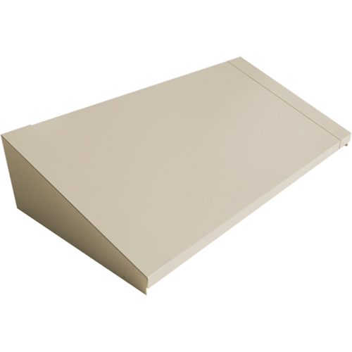 Dessus inclin&eacute; pour casiers robustes enti&egrave;rement soud&eacute; Concorde, Bloc de 3, 18" p x 36" la x 6" ha, Beige, Acier Ottawa Fastener Supply