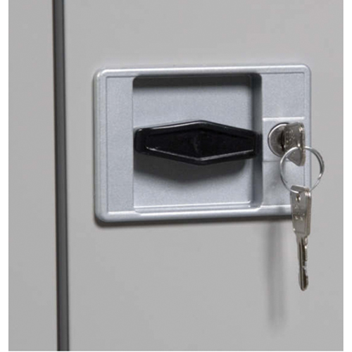 Deep Hi-Boy Storage Cabinet, Steel, 4 Shelves, 72" H x 36" W x 24" D, Beige Ottawa Fastener Supply