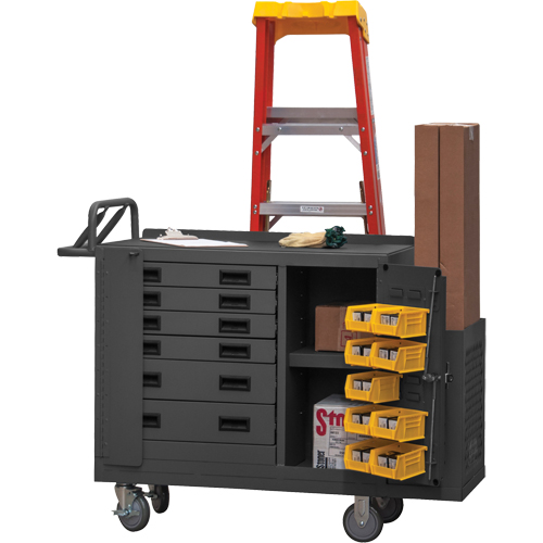 Heavy Duty Mobile Work Stations, Steel Surface Ottawa Fastener Supply