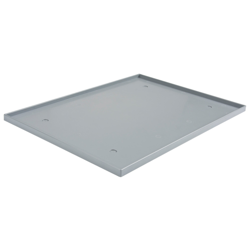 Fond de casier, Convient aux casiers 12" x 15", Gris fonc&eacute;, Plastique Ottawa Fastener Supply