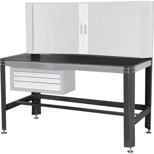 Work Bench, Laminate Surface, 26" W x 30" D x 63" H Ottawa Fastener Supply