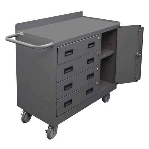 Mobile Workbench Cabinet, Steel Surface Ottawa Fastener Supply