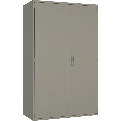 Extra Wide Hi-Boy Storage Cabinet, Steel, 4 Shelves, 72" H x 48" W x 24" D, Grey Ottawa Fastener Supply