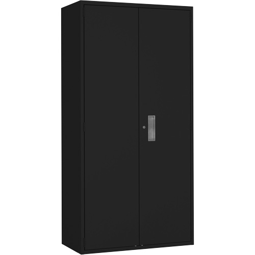 Armoire de rangement Hi-Boy, Acier, 4 Tablettes, 72" h x 36" la x 18" P, Noir Ottawa Fastener Supply