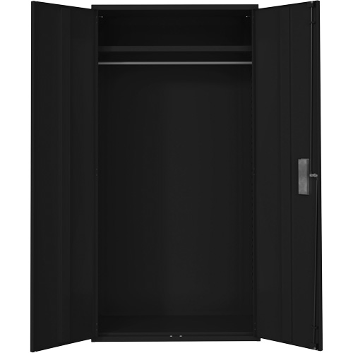 Armoire garde-robe, Acier, 36" la x 18" p x 72" h, Noir Ottawa Fastener Supply