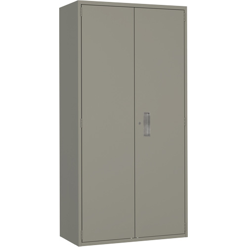Armoire garde-robe, Acier, 36" la x 18" p x 72" h, Gris Ottawa Fastener Supply