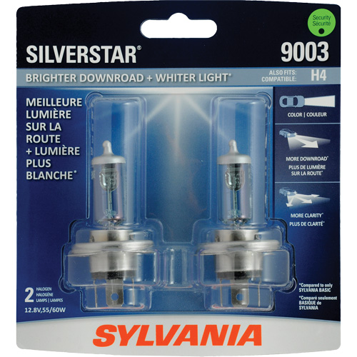 9003 Ampoule de feu avant SilverStar Ultra, Halog&egrave;ne, 60 W, Blanc Ottawa Fastener Supply