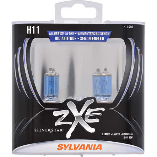 H11 SilverStar&reg; zXe Headlight Bulb, Halogen/HID, 55 W, White Ottawa Fastener Supply