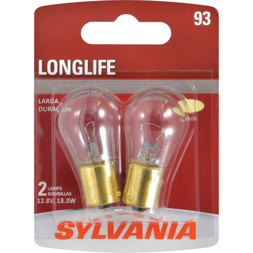 93 Long Life Mini Automotive Bulb, Incandescent, 13.3 W Ottawa Fastener Supply