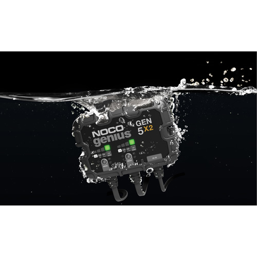 Chargeur de batterie embarqu&eacute; &agrave; 2 sorties de 10 amp&egrave;res Gen5X2 Genius Ottawa Fastener Supply