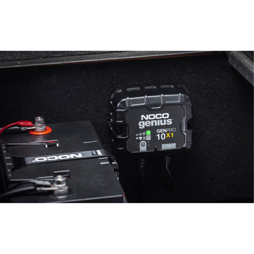 Chargeur de batterie embarqu&eacute; &agrave; 1 sortie de 10 amp&egrave;res GenPro10X1 Genius Ottawa Fastener Supply