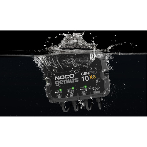 Chargeur de batterie embarqu&eacute; &agrave; 3 sorties de 30 amp&egrave;res GenPro10X3 Genius Ottawa Fastener Supply