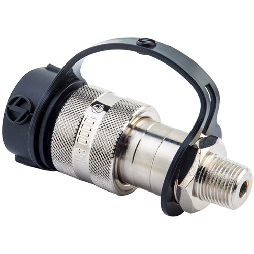 Raccords &agrave; c&ocirc;t&eacute; femelle pour d&eacute;bit &eacute;lev&eacute;, Acier, 3/8", NPTF femelle, 10 000 PSI Ottawa Fastener Supply