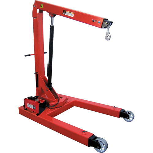 Air Hydraulic Floor Crane, 6000 lbs. (3 tons) Capacity Ottawa Fastener Supply