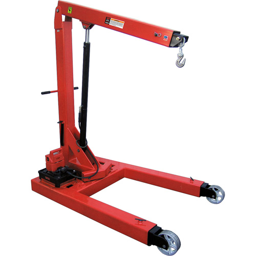 Electro Hydraulic Floor Crane, 6613.87 lbs. (3 tons) Capacity Ottawa Fastener Supply