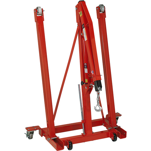 Folding Engine Crane, 2500 lbs. (1.25 tons) Capacity Ottawa Fastener Supply
