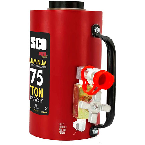 Heavy-Duty Hydraulic Cylinder, 6" Stroke, 75 Ton(s) Capacity, 10000 PSI Ottawa Fastener Supply