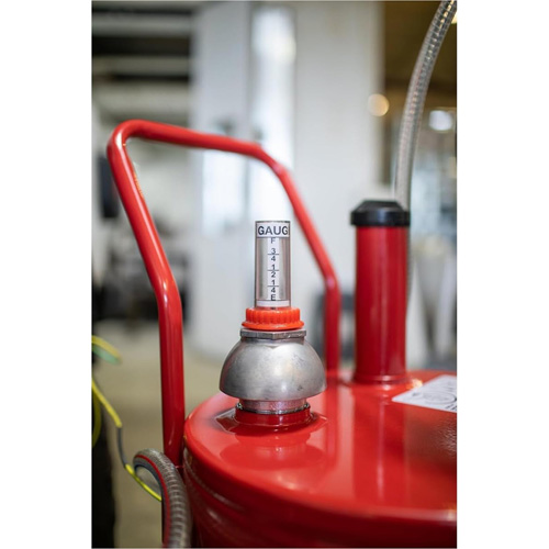 25-Gallon Steel Fuel Caddy with 2-Way Rotary Pump & Filter Ottawa Fastener Supply