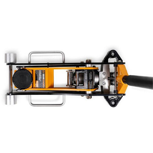 Aluminum Racing Jack, 2 Ton(s) Capacity, 3-1/4" Lowered, 18-1/2" Raised, Manual Hydraulic Ottawa Fastener Supply