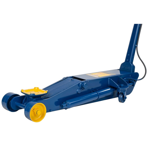Long Chassis Service Jack, 10 Ton(s) Capacity, 6-3/4" Lowered, 25-1/2" Raised, Air Hydraulic Ottawa Fastener Supply