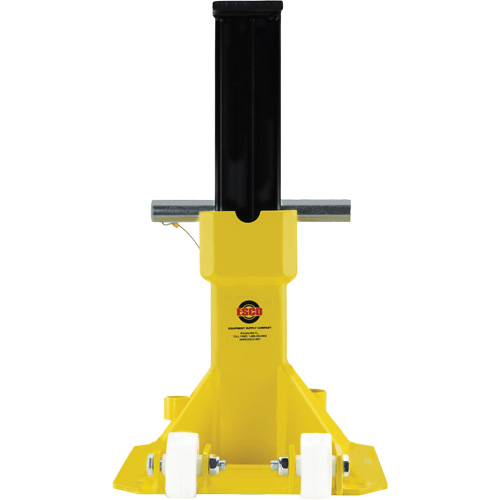 EZ-Wheel Jack Stand, Locking Pin, 22 Tons Capacity, 13-1/2" - 20" H Ottawa Fastener Supply