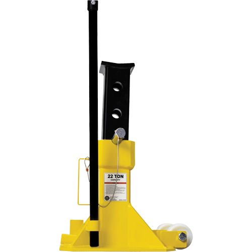 EZ-Wheel Jack Stand, Locking Pin, 22 Tons Capacity, 13-1/2" - 20" H Ottawa Fastener Supply