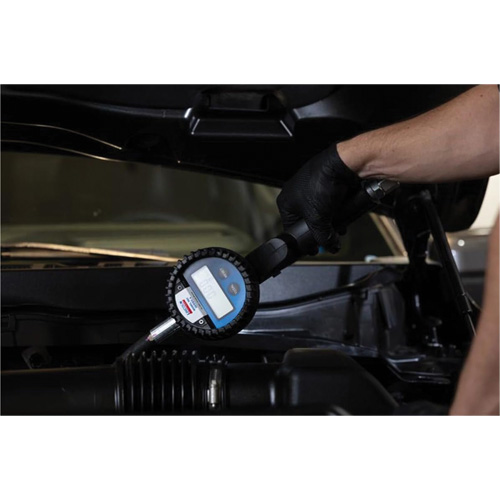 D&eacute;bitm&egrave;tre &eacute;lectronique de lubrifiant avec rallonge flexible &agrave; 90° Ottawa Fastener Supply