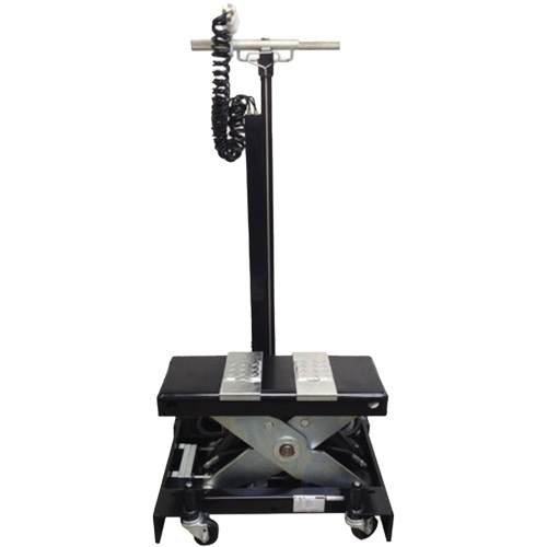 Low Profile Floor Service Jack, 12 Ton(s) Capacity, 7-1/2" Lowered, 15" Raised, Air Hydraulic Ottawa Fastener Supply