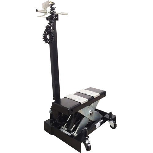 Low Profile Floor Service Jack, 12 Ton(s) Capacity, 7-1/2" Lowered, 15" Raised, Air Hydraulic Ottawa Fastener Supply