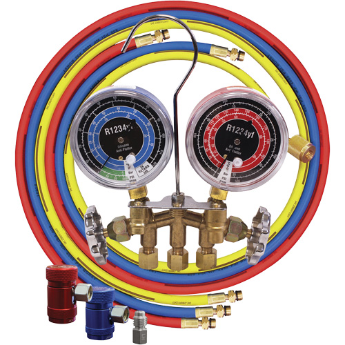 Jeu de manom&egrave;tres collecteurs en laiton avec coupleurs Ottawa Fastener Supply