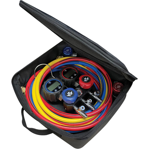 Jeu de manom&egrave;tres manifold compact Mini-Fold – S&eacute;rie noire Ottawa Fastener Supply