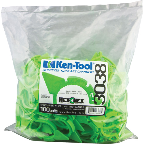 HexChex Multi-Size Loose Wheel Nut Indicator Ottawa Fastener Supply