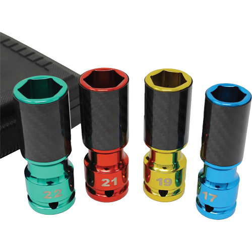 Lug Socket Set with Carbon Fiber Sleeves Ottawa Fastener Supply