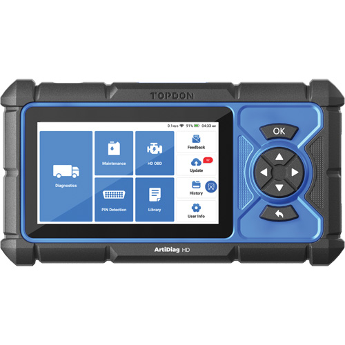 ArtiDiag HD 5" Heavy-Duty Scan Tool with Service Functions Ottawa Fastener Supply
