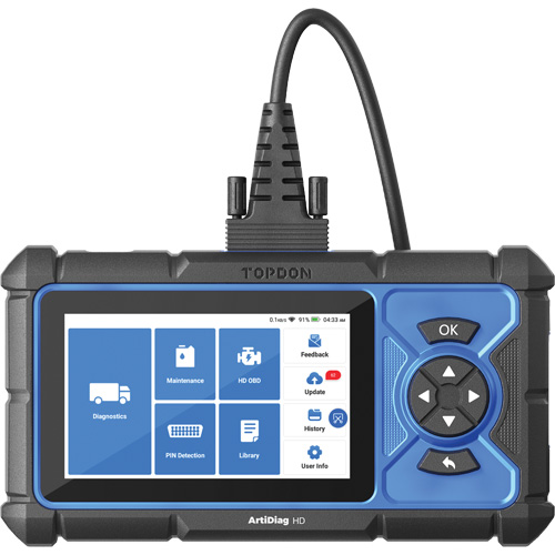 ArtiDiag HD 5" Heavy-Duty Scan Tool with Service Functions Ottawa Fastener Supply