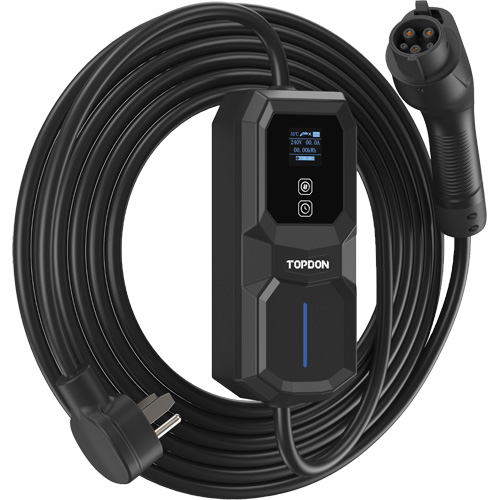 Fiche NEMA 6-50 portable PulseQ AC, 32 A, Niveau 2 CA, Connecteur Type 1 (SAE J1772) Ottawa Fastener Supply